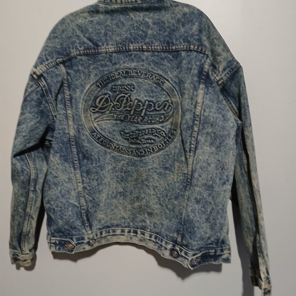 Dr. Pepper Unbranded Vintage Mens Jean Jacket. Size Large - Picture 7 of 13